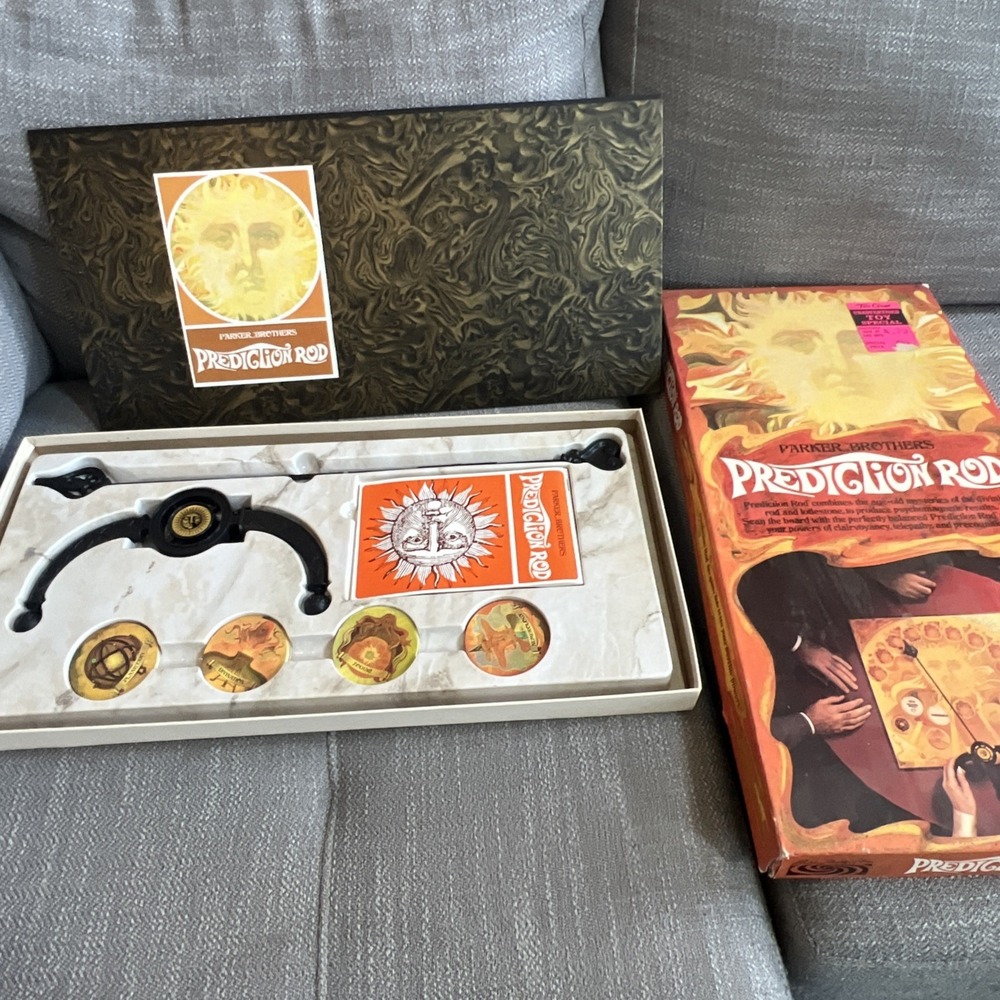 Prediction Rod Parker Bros. 1970 Board Game vintage toy horoscope signs